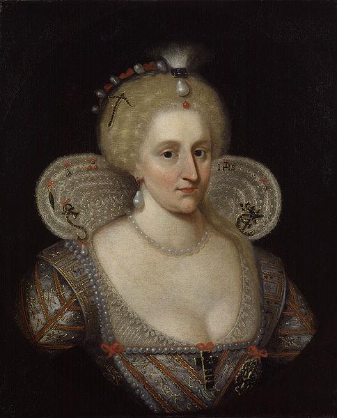 SOMER, Paulus van Portrait of Anne of Denmark